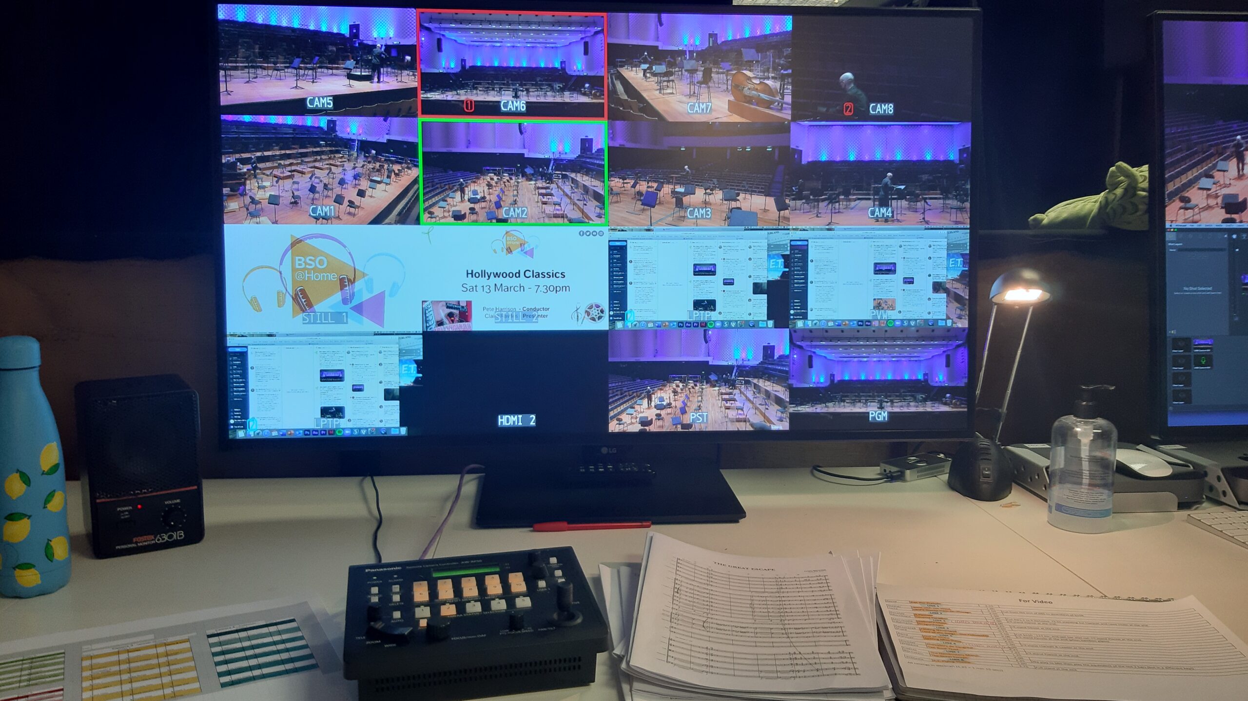 Livestreaming with Bournemouth Symphony Orchestra